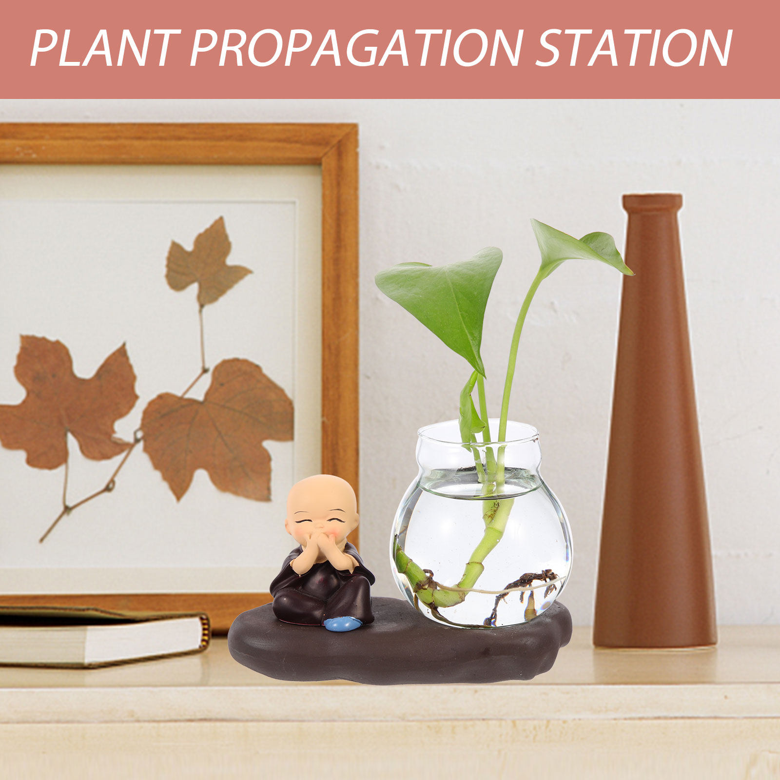 2Pcs Resin Flower Vase Hydropo - Propagation Station Vase 评论和价格