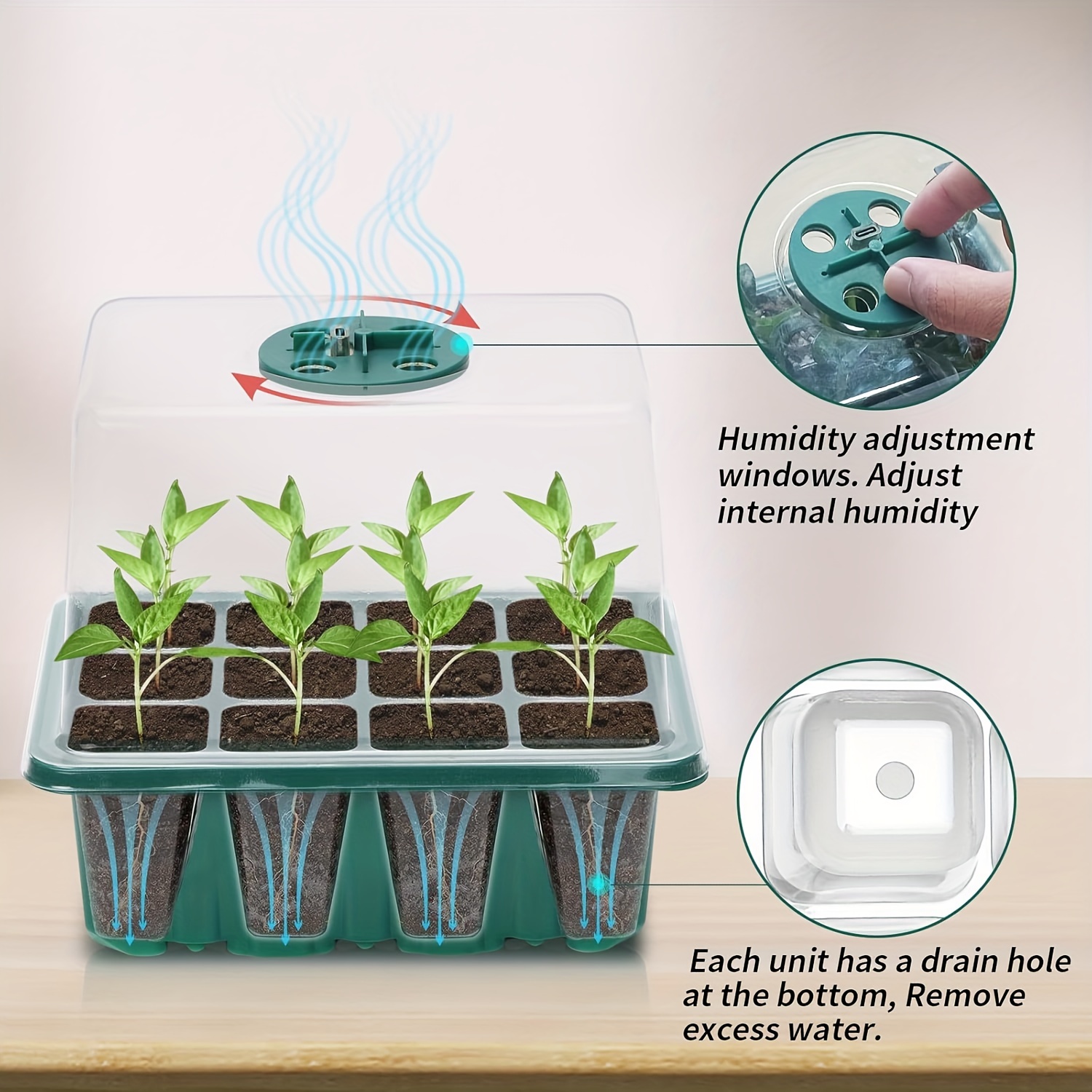 Seedling Starter Kit - 1/2/3 S - Humidity Dome Kit 评论和价格